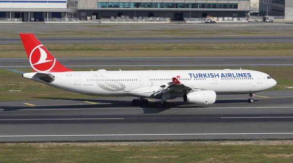 Istanbul Turquie Septembre 2022 Atterrissage Airbus A330 343E 1542 Turkish — Photo