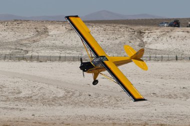 ESKISEHIR, TURKIYE - SEPTEMBER 18, 2022: M.S.O Air and Space Museum Aviat A-1B Husky (2431) display in Sivrihisar SHG Airshow