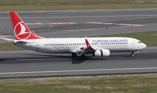Istanbul Turkiye Сентябрь 2022 Turkish Airlines Boeing 737 8F2 60029 — стоковое фото