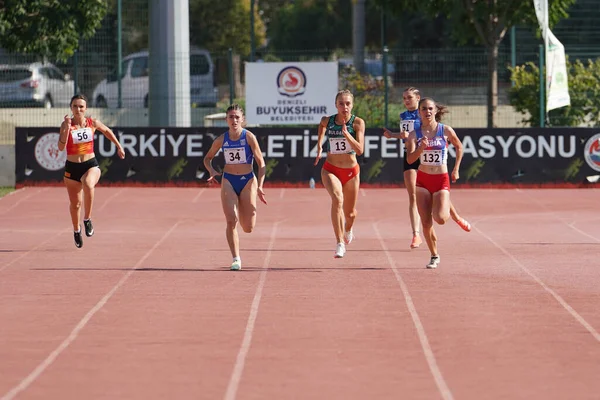 Denizli Türkien Juli 2022 200 Meter Läufer Bei Den U20 — Stockfoto