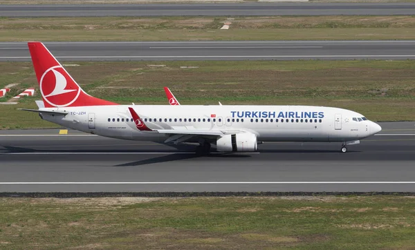 Istanbul Turquie Septembre 2022 Atterrissage Boeing 737 8F2 60029 Turkish — Photo