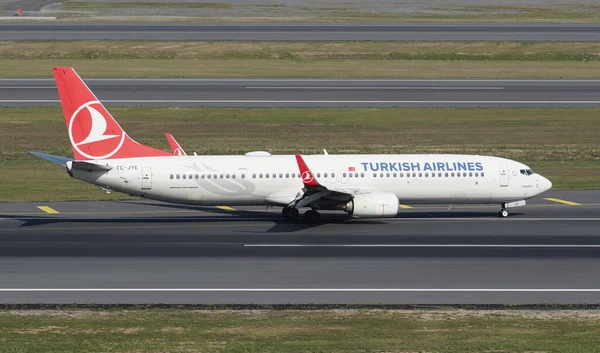 Istanbul Turkiye Сентябрь 2022 Turkish Airlines Boeing 737 9F2Er 40979 — стоковое фото