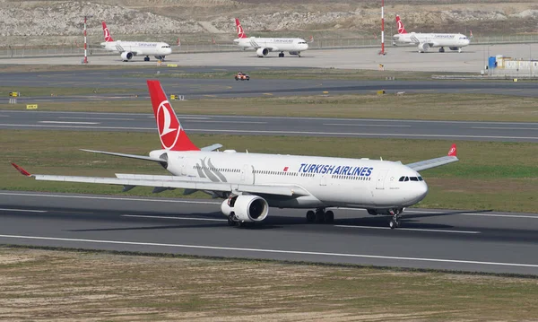 Istanbul Turkiye Září 2022 Turecké Aerolinie Airbus A330 343X 1172 — Stock fotografie