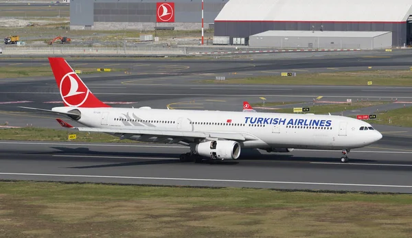 Istanbul Turquie Septembre 2022 Atterrissage Airbus A330 343E 1542 Turkish — Photo