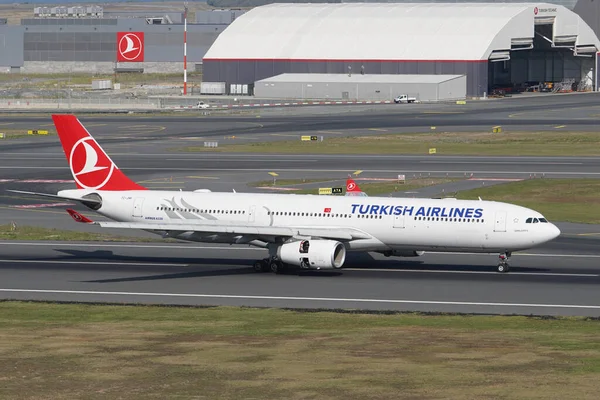 Istanbul Turquie Septembre 2022 Atterrissage Airbus A330 343X 1172 Turkish — Photo
