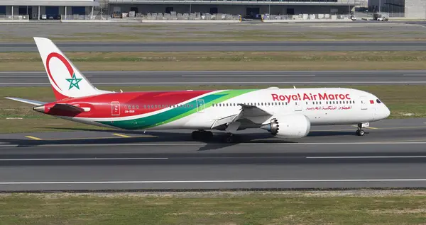 Istanbul Turkiye Eylül 2022 Kraliyet Hava Maroc Boeing 787 64625 Stok Resim