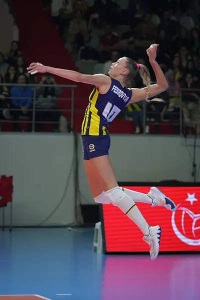 Istanbul Türkien Januar 2023 Arina Fedorovtseva Spielt Bei Fenerbahce Opet — Stockfoto