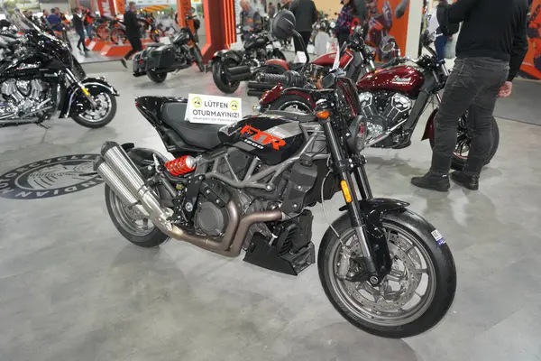 Istanbul Turquia Abril 2023 Indiano Ftr 1200 Motocicleta Exposição Motobike — Fotografia de Stock