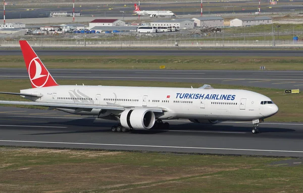 Istanbul Turquie Septembre 2022 Atterrissage Boeing 777 3F2Er 44127 Turkish — Photo