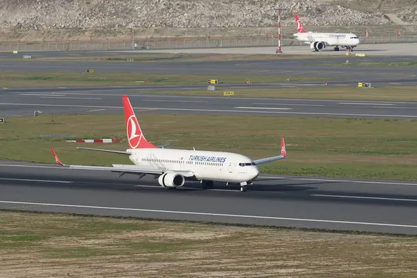 Istanbul Turkiye September 2022 Turkish Airlines Boeing 737 8F2 60014 — Stock fotografie