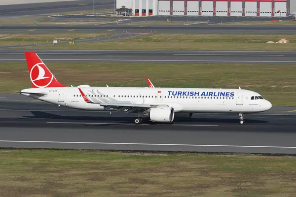 Istanbul Turquie Septembre 2022 Atterrissage Airbus A321 271Nx 9326 Turkish — Photo