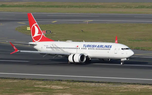 Istanbul Turkiye Сентябрь 2022 Turkish Airlines Boeing 737 8Max 60032 — стоковое фото