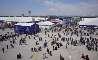 İSTANBUL, TURKIYE - 30 Nisan 2023: İstanbul Teknofest 'in Genel Görünümü