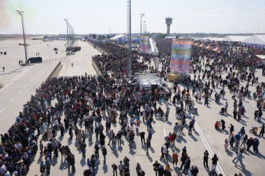 İSTANBUL, TURKIYE - 30 Nisan 2023: İstanbul Teknofest 'in Genel Görünümü