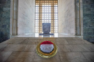 Anitkabir mausoleum of Mustafa Kemal Ataturk in Ankara City, Turkiye
