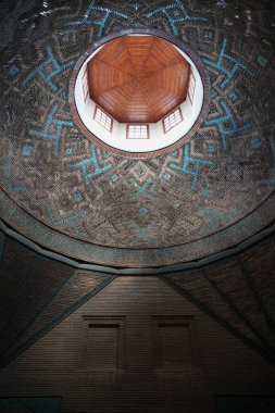 Dome of Ince Minaret Medrese as Museum of Stone and Wood Art in Konya City, Turkiye