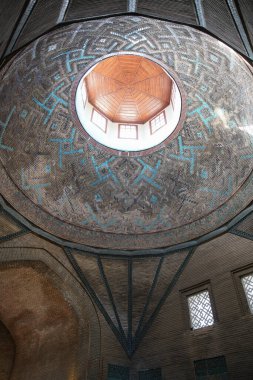 Dome of Ince Minaret Medrese as Museum of Stone and Wood Art in Konya City, Turkiye