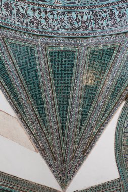 Dome of Karatay Madrasa in Konya City, Turkiye