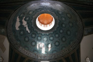 Dome of Karatay Madrasa in Konya City, Turkiye