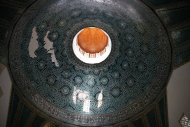 Dome of Karatay Madrasa in Konya City, Turkiye