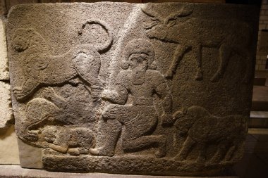 Anadolu Medeniyetler Müzesi 'nde Eski Oyma, Ankara Şehri, Türkiye