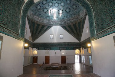 Dome of Karatay Madrasa in Konya City, Turkiye