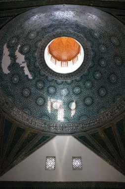 Dome of Karatay Madrasa in Konya City, Turkiye