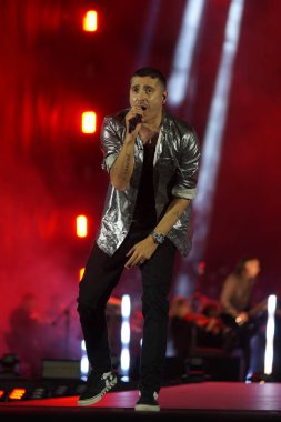 İSTANBUL, TURKIYE - 29 Mayıs 2023: İstanbulların fethi yıldönümü kutlamalarında Manga konseri