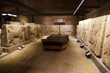 Anadolu Medeniyetler Müzesi 'nde Eski Oymalar, Ankara Şehri, Türkiye