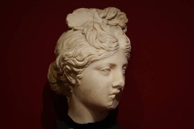 Anadolu Medeniyetler Müzesi 'ndeki Eski Heykel, Ankara Şehri, Türkiye