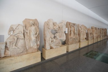 Geyre, Aydın, Türkiye 'deki Afrodizya Antik Kentinde Heykel