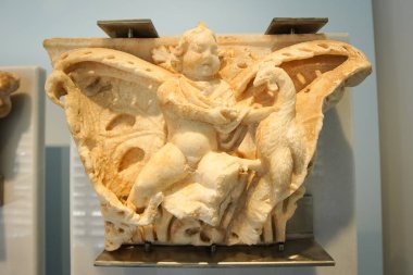 Geyre, Aydın, Türkiye 'deki Afrodizya Antik Kentinde Heykel