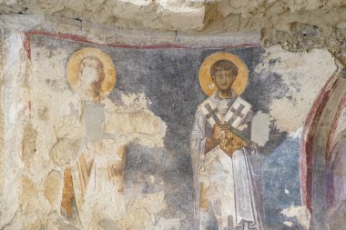 Fresco in Saint Nicholas Church in Demre, Antalya City, Türkiye