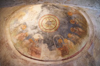 Fresco in Saint Nicholas Church in Demre, Antalya City, Türkiye