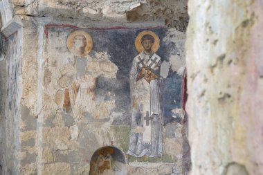 Fresco in Saint Nicholas Church in Demre, Antalya City, Türkiye