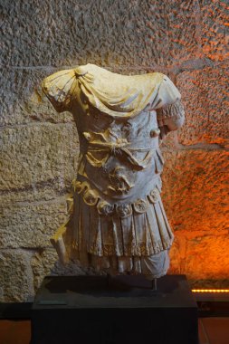 Antalya 'nın Demre kentindeki Andriake Müzesi' nde heykel