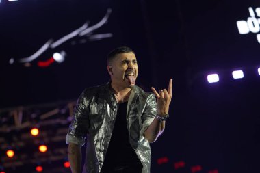 İSTANBUL, TURKIYE - 29 Mayıs 2023: İstanbulların fethi yıldönümü kutlamalarında Manga konseri