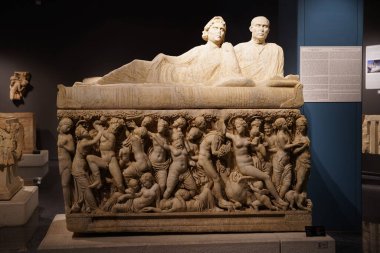 Antalya Arkeoloji Müzesi 'ndeki lahit, Antalya Şehri, Türkiye