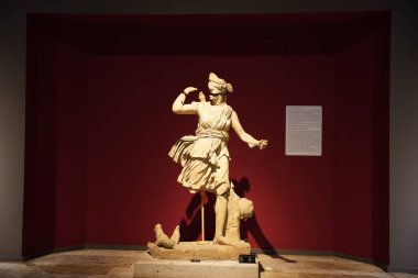 Antalya Arkeoloji Müzesi 'nde Artemis Heykeli Avlandı, Antalya Şehri, Türkiye