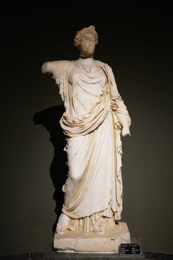 Antalya Arkeoloji Müzesi 'ndeki Hera Heykeli, Antalya Şehri, Türkiye