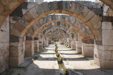 Agora of Smyrna in Izmir City, Turkey clipart