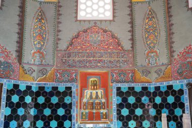 BURSA, TURKIYE - JULY 01, 2023: Sehzade Mahmut Tomb in Bursa City clipart