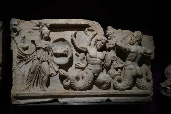 土耳其伊斯坦布尔 2023年7月13日 伊斯坦布尔考古博物馆的古代文物 — 图库照片