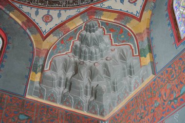 BURSA, TURKIYE - JULY 01, 2023: Ottoman Tomb in Muradiye, Bursa City clipart