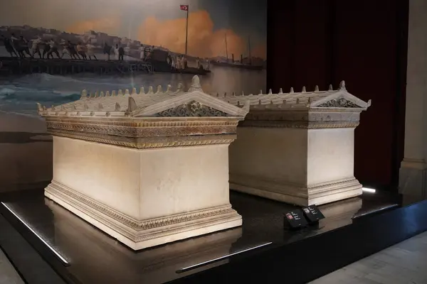 Istanbul Turquía Julio 2023 Sarcófago Estambul Museos Arqueológicos — Foto de Stock