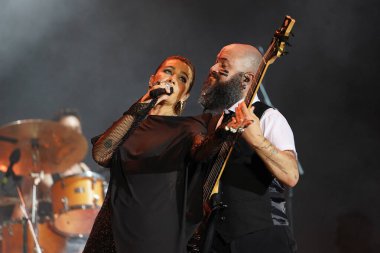 İSTANBUL, TÜRKİYE - Ağustos 06, 2023: İstanbul 'da Türk Sila konseri