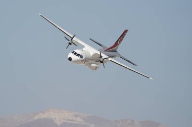 ESKISEHIR, TURKIYE - 16 Eylül 2023: Türk Hava Kuvvetleri CASA CN-235M-100 (C-117) Sivrihisar SHG Hava Gösterisi