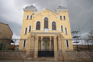 Türkiye 'nin Edirne şehrinin Büyük Sinagogu