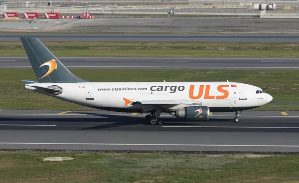 stock image ISTANBUL, TURKIYE - NOVEMBER 05, 2022: ULS Airlines Cargo Airbus A310-304F (622) landing to Istanbul International Airport