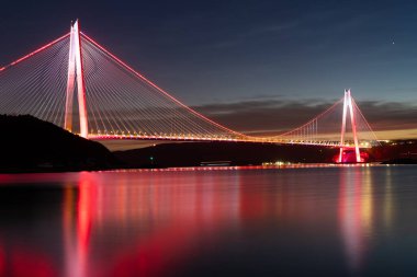 Yavuz Sultan Selim Bridge in Istanbul City, Turkiye